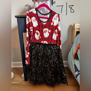 Kiki+Lulu Santa dress with tulle skirt